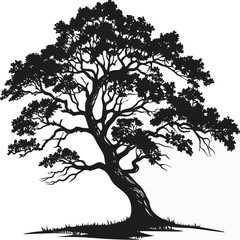 tree silhouette vector