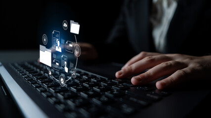 Document management system for secure file storage, organized access, and efficient digital...