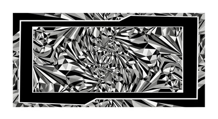 Explore dynamic geometric patterns in shades of gray for modern design projects and creative...