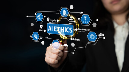 Explore the concept of AI ethics, focusing on crucial elements like safety, privacy, legality, and responsible deployment, emphasizing the importance of ethical standards. Tessel