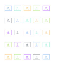 Travel and remote lifestyle illustration set with 25 modern flat vector scenes including digital nomads, laptops on the beach, air travel, coworking abroad, world maps, mobile bookings, and online tou