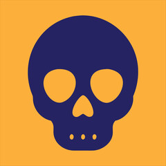 Skull Icon Vector Illustration