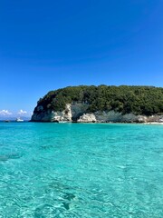 Fototapeta premium Incredible Crystal Blue Seas in Greece 