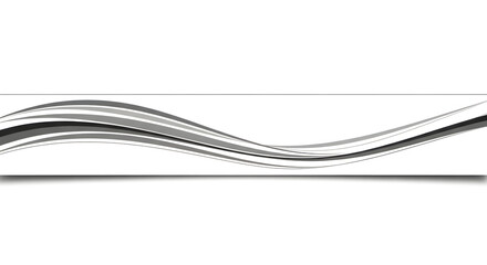 Dynamic grayscale waves create modern abstract background with a sleek, professional feel