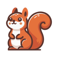 Fototapeta premium squirrel illustration design