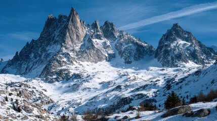 Obraz premium Antarctica view. Seascape and landscape of Antarctica. Glaciers and Southern Ocean.
