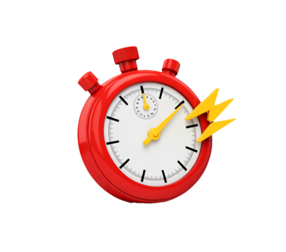 stopwatch 3d render icon 3d Vector icon