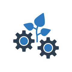 Ecosystem Icon - Plant Gear Icon