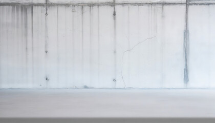 Naklejka premium Minimalist concrete wall with subtle texture and neutral colors 