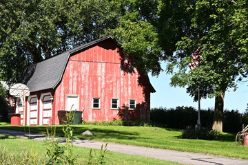 Red Barn on the Hill