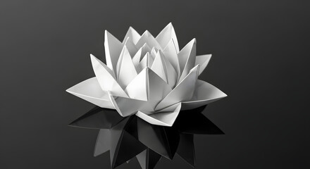 Elegant Origami Lotus Flower