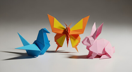 Colorful Origami Animal Collection
