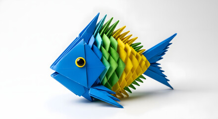 Colorful Origami Fish