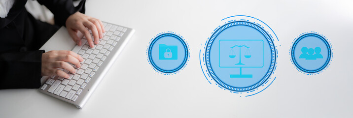 Data privacy protection and cyber law regulation. A concept of digital justice, user rights, and...