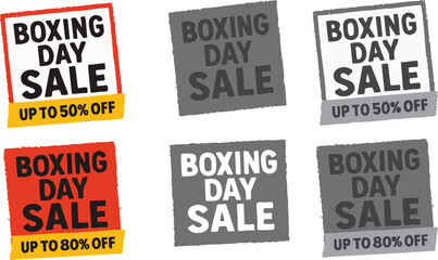 Boxing Day Sale Promotion with Discount Offers.