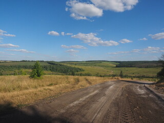 road in the countryside