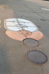 bicycle lane in the park