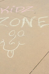 drawing on the beach