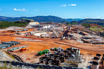 Iron ore mining in Minas Gerais, Brazil