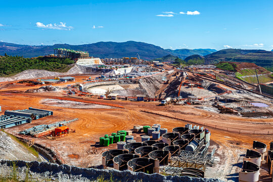 Iron ore mining in Minas Gerais, Brazil