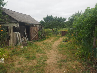 old wooden house
