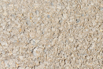 Close-up of Beige and Gray Gravel Surface