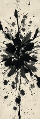 Abstract ink painting design