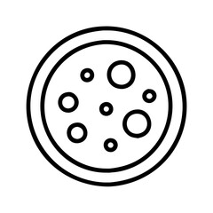 Pizza vector icon delicious italian food pepperoni pizza illustration restaurant menu design 90