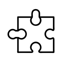 Obraz premium Find the perfect puzzle piece solution for your project with our vector graphic design icon