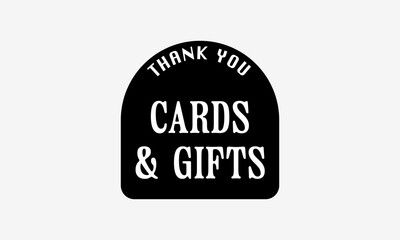 Modern Minimalist Arch Wedding & Reception CARDS & GIFTS Sign, SVG & PNG Files, DIY Laser Cut & Cricut Template