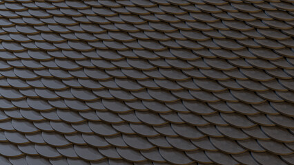 The Black scale for abstract Background 3d Rendering.