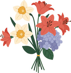 꽃다발 일러스트