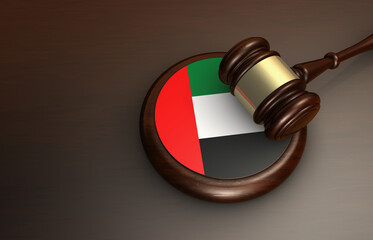 UAE Law United Arab Emirates Legal System Concept