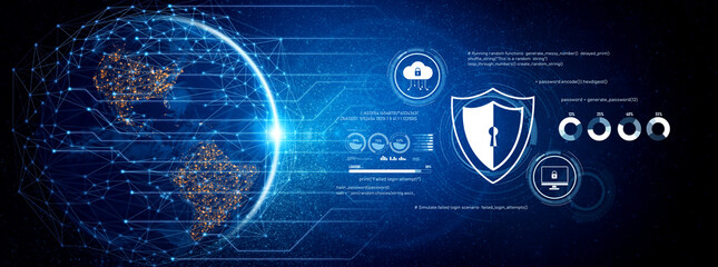 Cyber security protects against breaches, hacks, and network attacks using strong infrastructure...