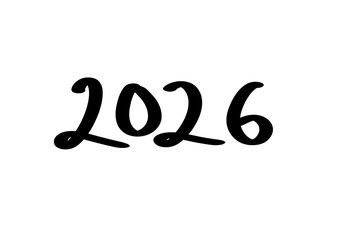 A vibrant digital illustration with the year 