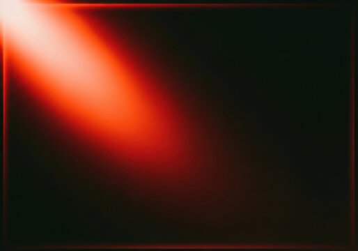 Fiery red lens flare abstract light effect