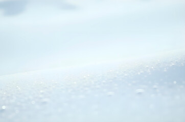 Fototapeta premium Abstract winter landscape with glistening snow and soft diffused