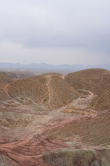 landscape in the desert