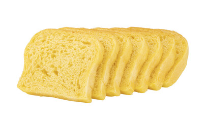 Pumpkin bread isolated on transparent png