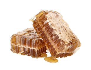 Sweet honeycomb isolated on transparent png