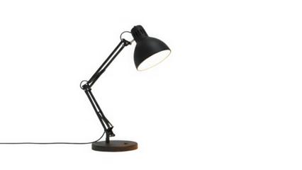 Black Adjustable Desk Lamp Modern Design