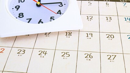 ビジネスイメージ　時間管理　タイムマネジメント　　時短　効率化　16:9