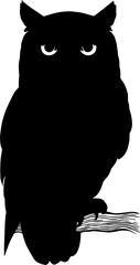 vector illustration of a owl