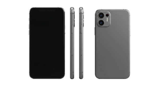 Smartphone mockup, modern device, gray phone, mobile technology, product presentation, screen, mobile app, phone display, device illustration, technology background, digital gadget, cellphone, sm