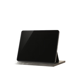Tablet Mockup on Minimalist Background with Blank Screen for App Presentation