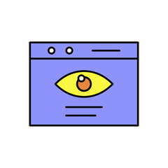 Eye in a Browser Visual Surveillance of Internet Activity