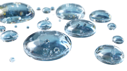 water drops on withe