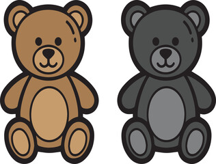 Teddy Bear Vector Illustration