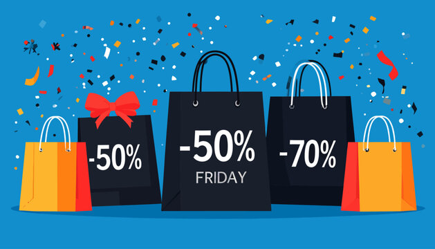 Celebrate massive savings with exciting discount offers on stylish shopping bags, perfect for seasonal sales events and incredible bargain hunting opportunities