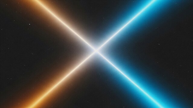 Dynamic energy beams clash in vibrant abstract design